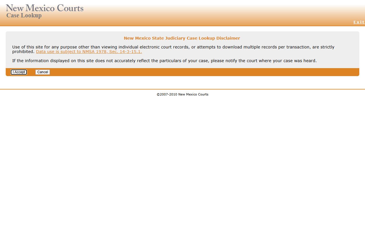 Chaves County court records after jail arrest New Mexico Courts Case Lookup